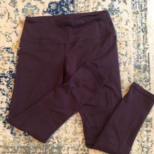 90 degree plum high waisted full length leggings